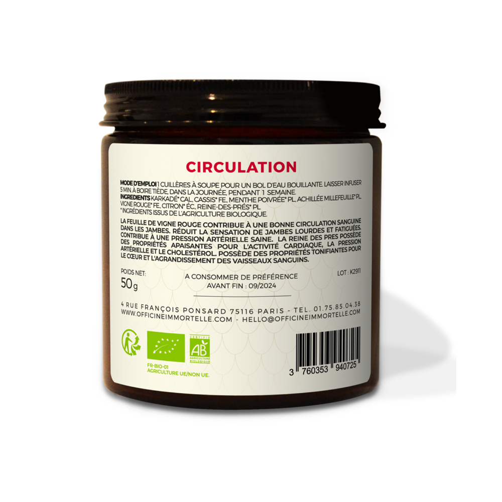 Herbal tea - Circulation