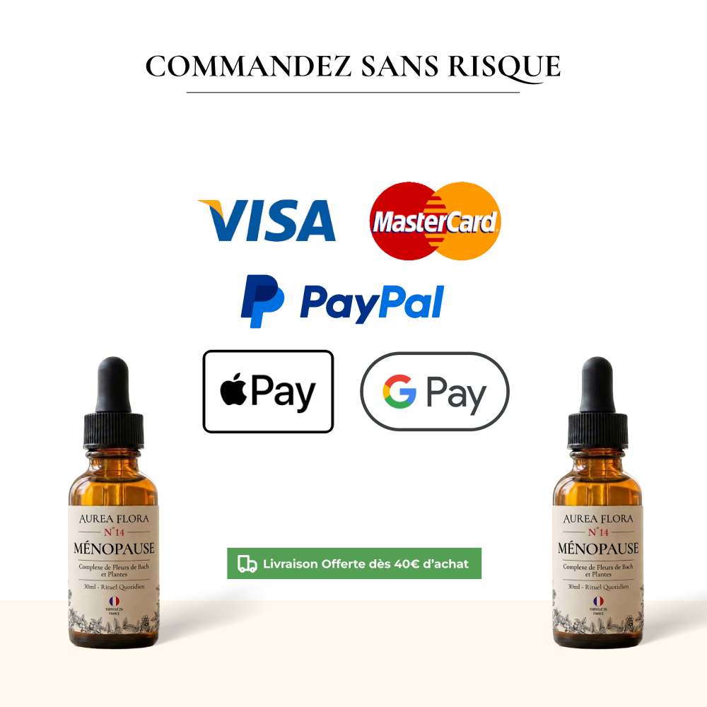 Complexe Fleurs de Bach Ménopause